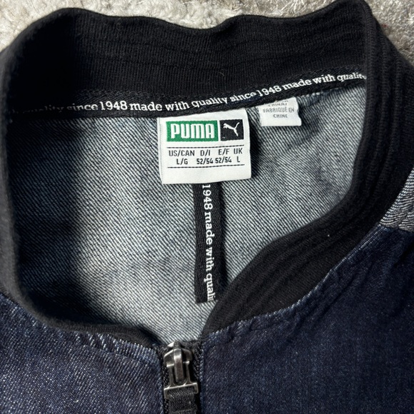 Men’s puma Jean jacket size large - Picture 4 of 5